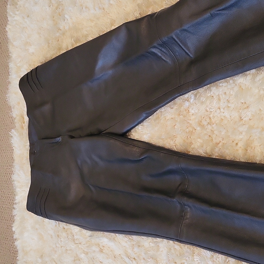 LEATHER PANTS - Picture 5 of 12